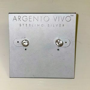 Forever21 Diamond Gem Stud Earrings